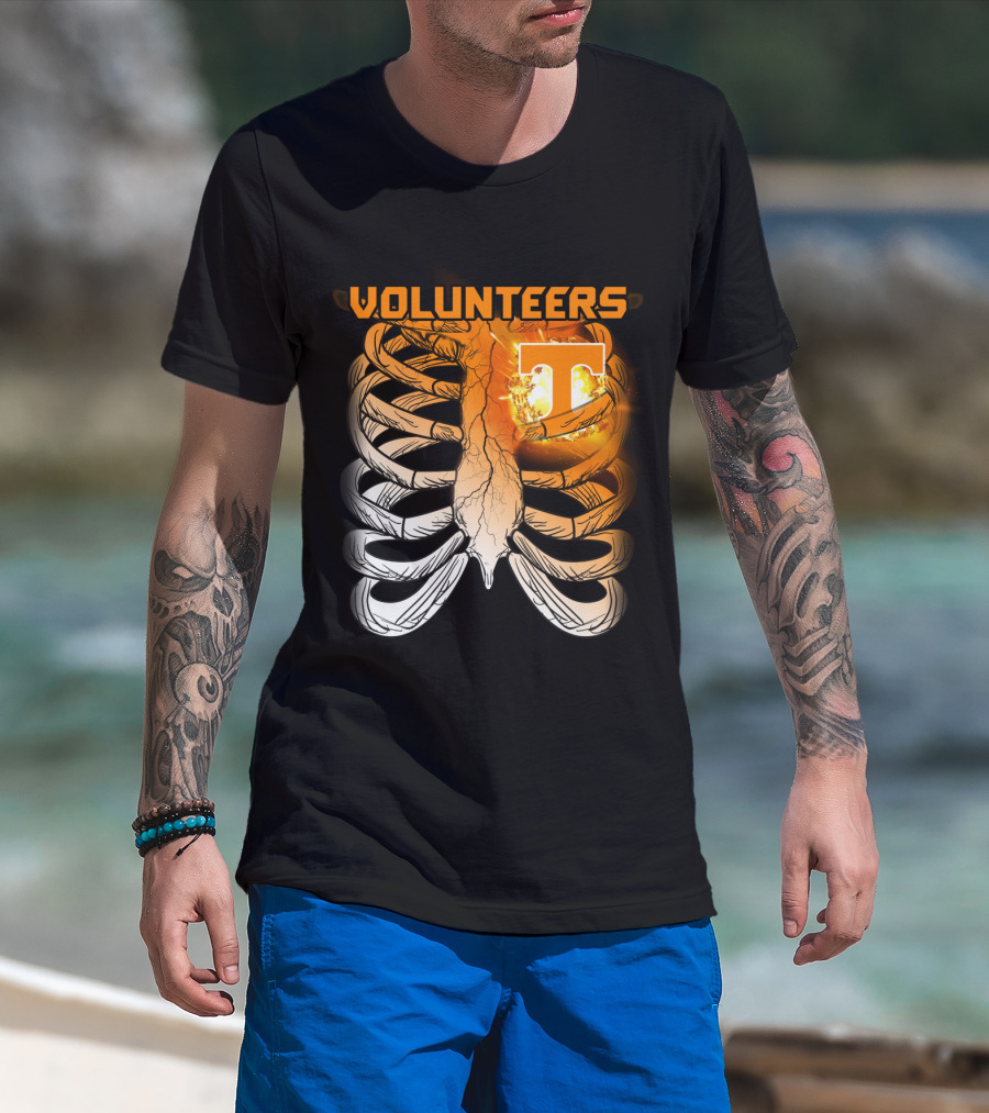 Volunteers Tennessee T Logo Ribcage T-Shirt