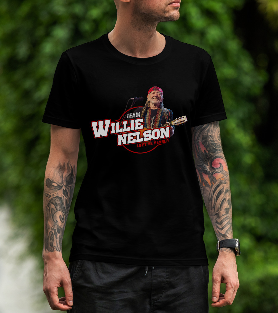 Team Willie Nelson Lifetime Member T-Shirt