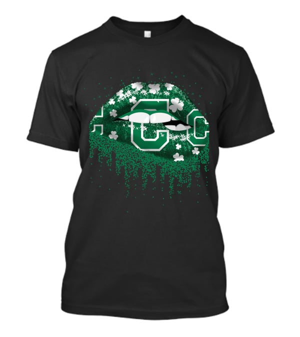 Cleveland Indians Lips Green Shamrock T-Shirt