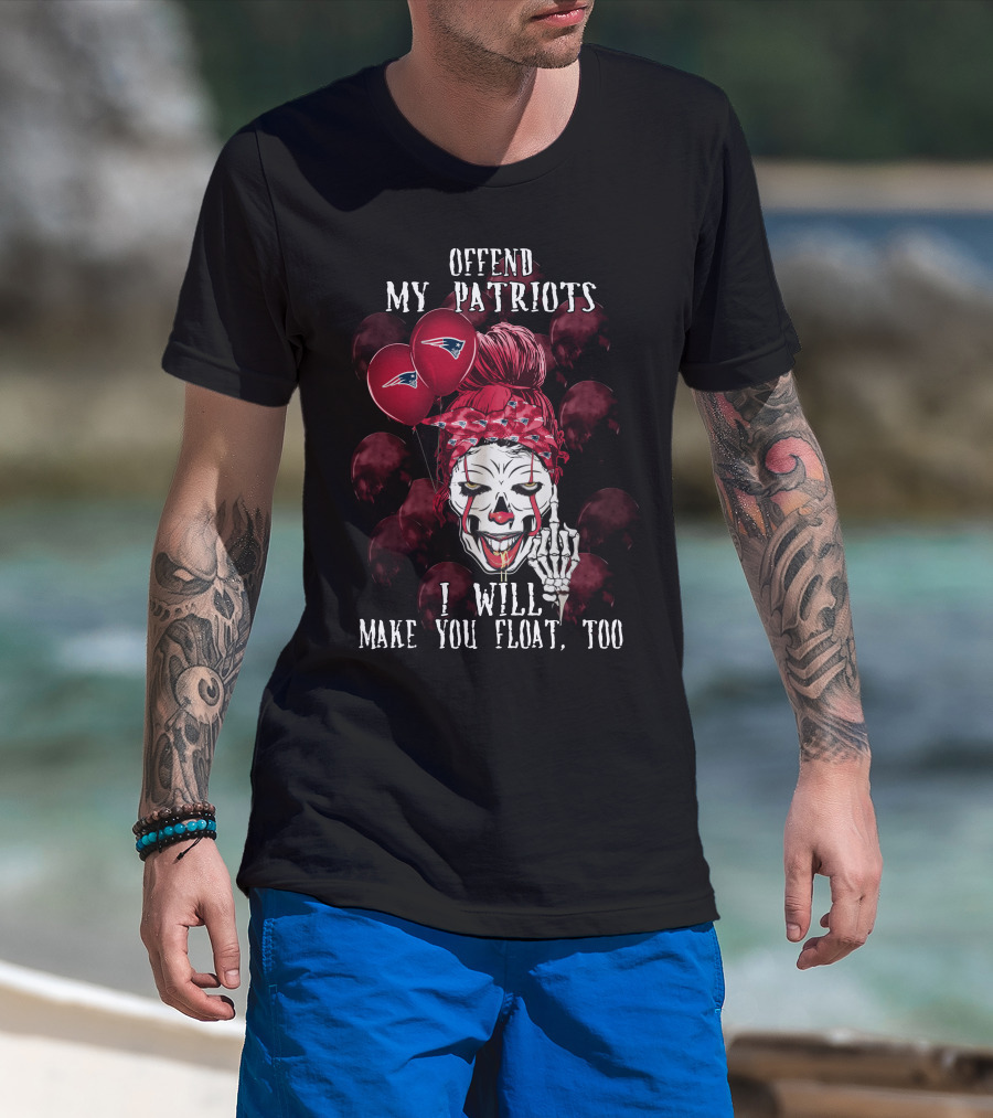 Offend My Patriots I Will Make You Float Too Halloween T-Shirt