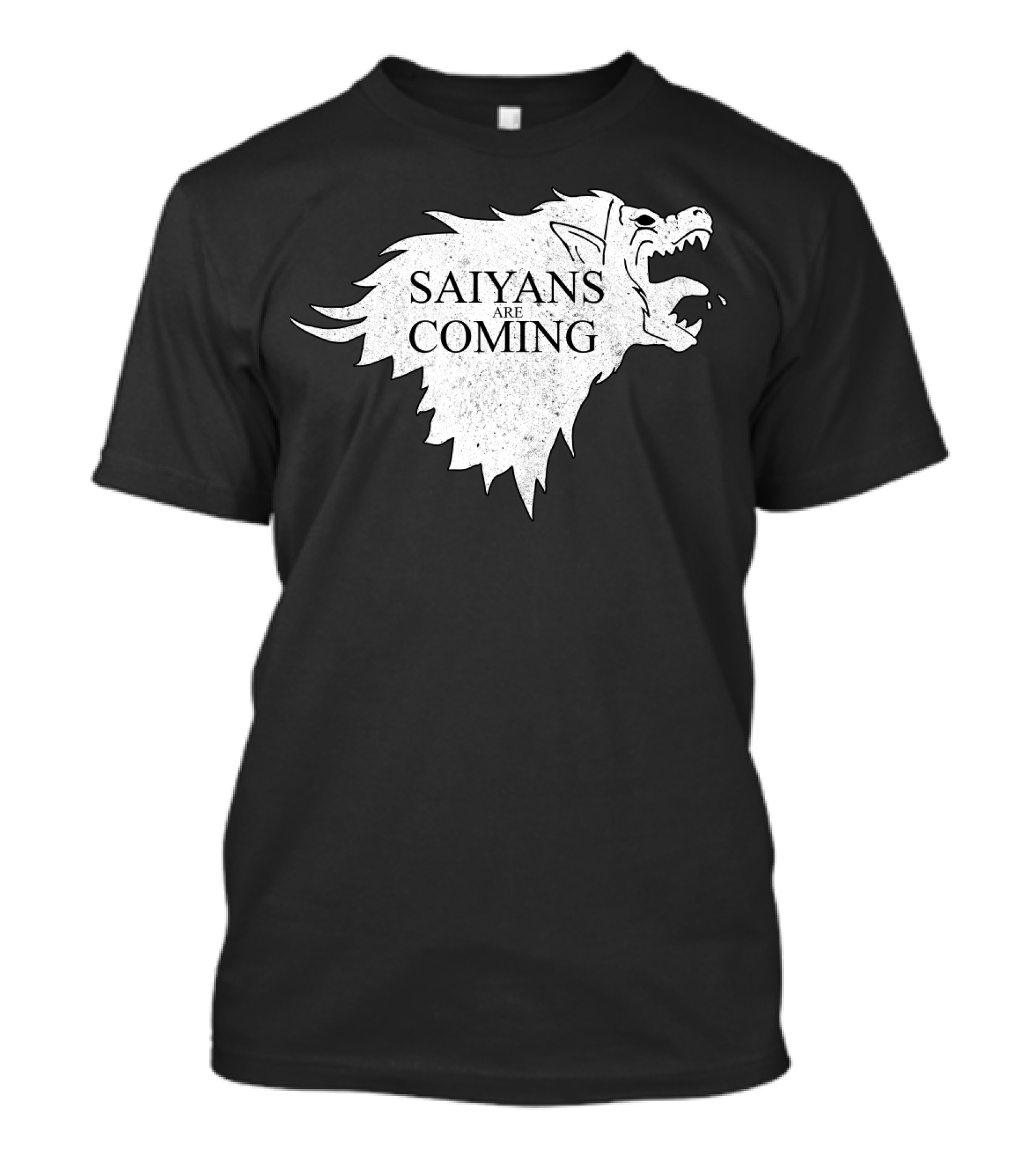 Saiyans Are Coming Direwolf Emblem T-Shirt