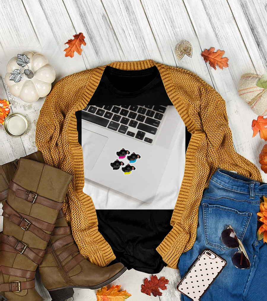 Chance in Classic CMYK Color Palette T-Shirt
