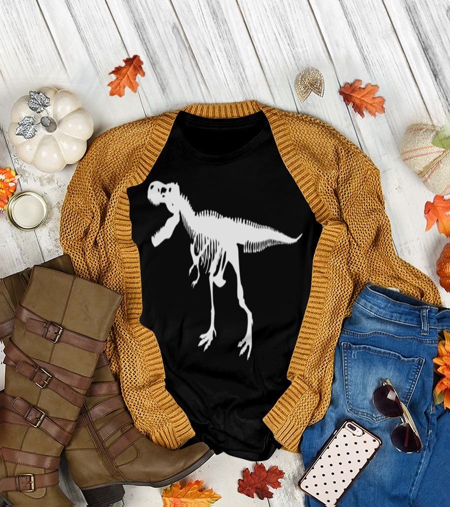 Reptil Rex Dino Bones Scream T-Shirt