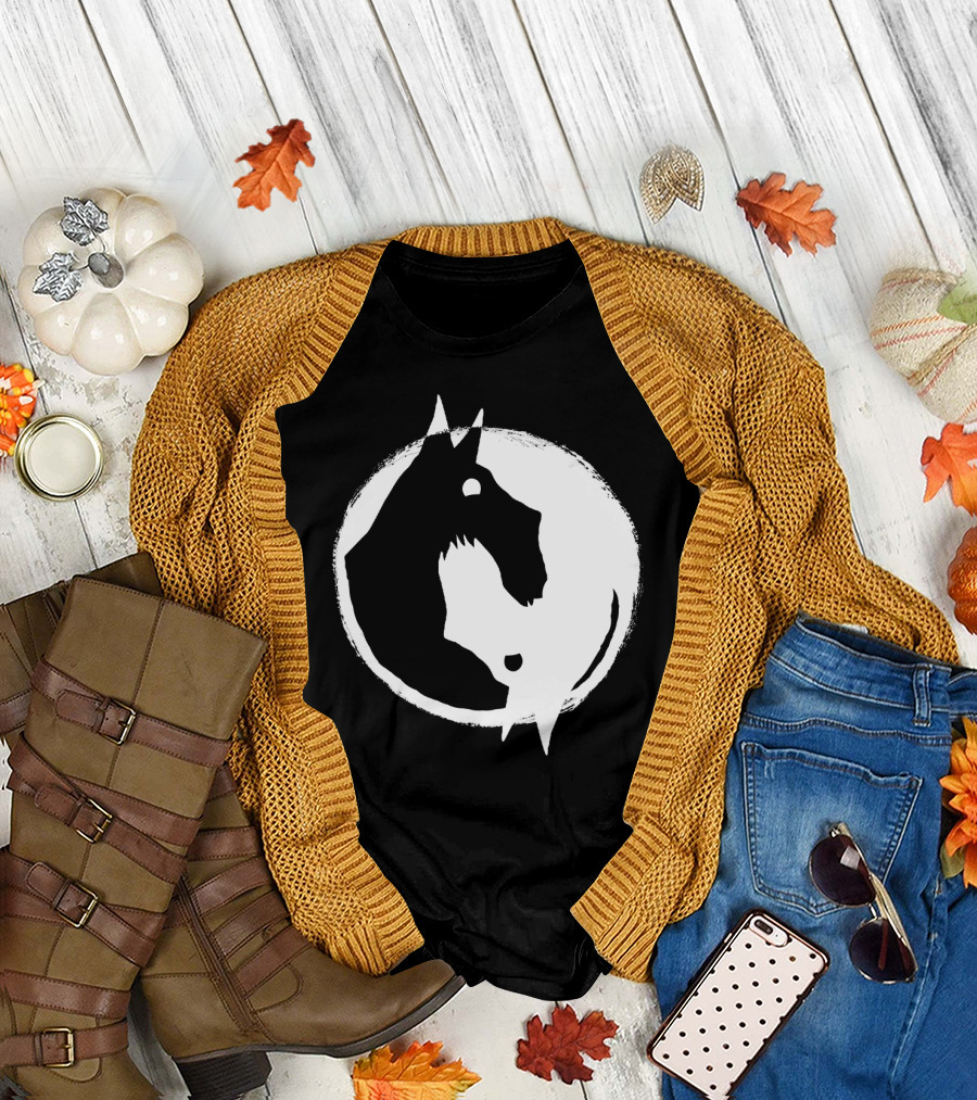 Yin Yang Dog Scottish Terrier T-Shirt