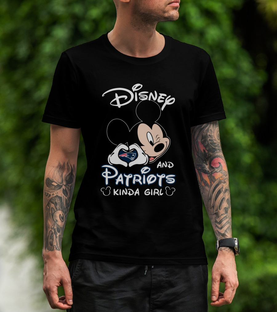 Disney And Patriots Kinda Girl T-Shirt