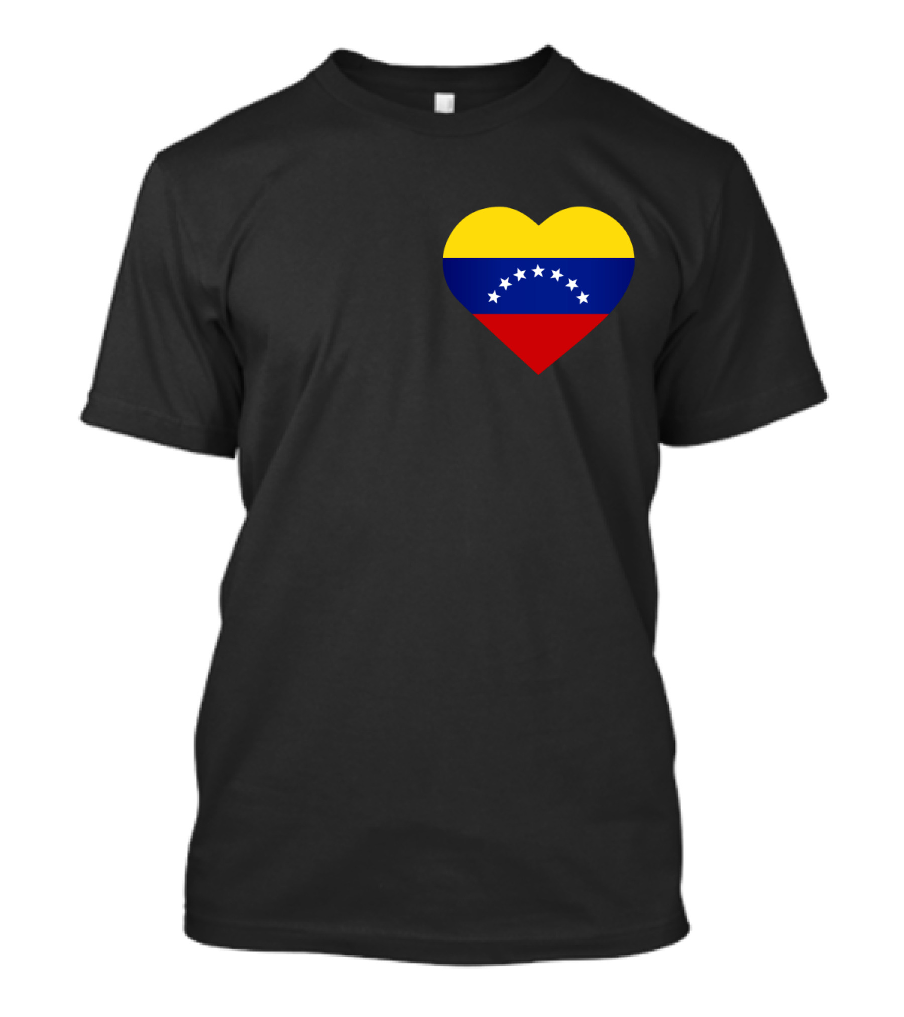 Venezuelan Heart Corazon Venezolano Flag Colors T-Shirt