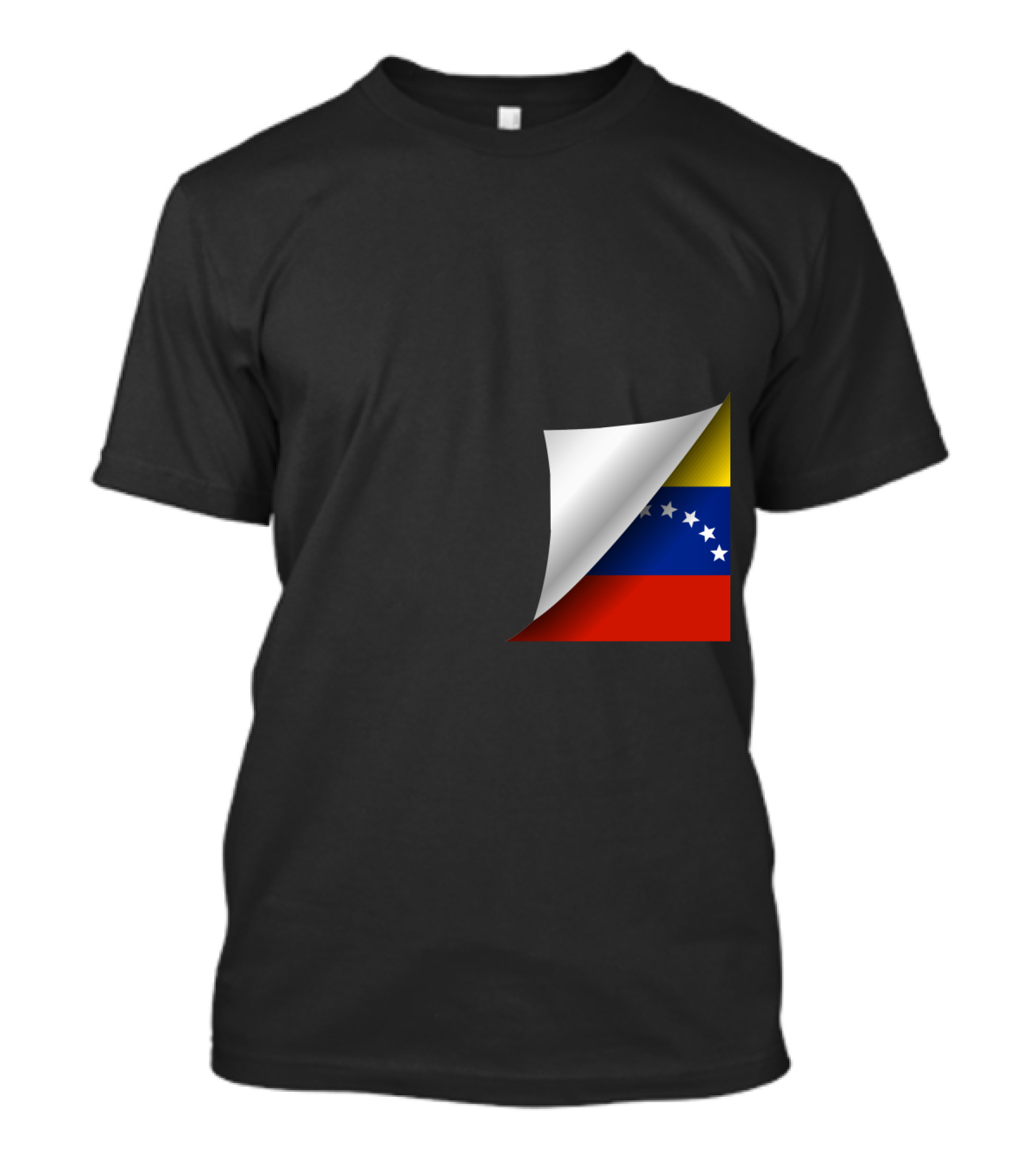 Venezuelan Flag Under Cover T-Shirt