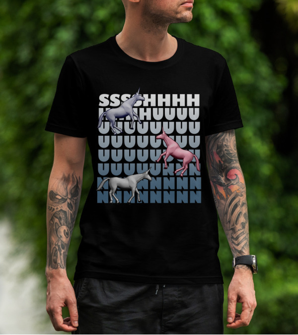SHUN Unicorn SHHHUUUNN T-Shirt