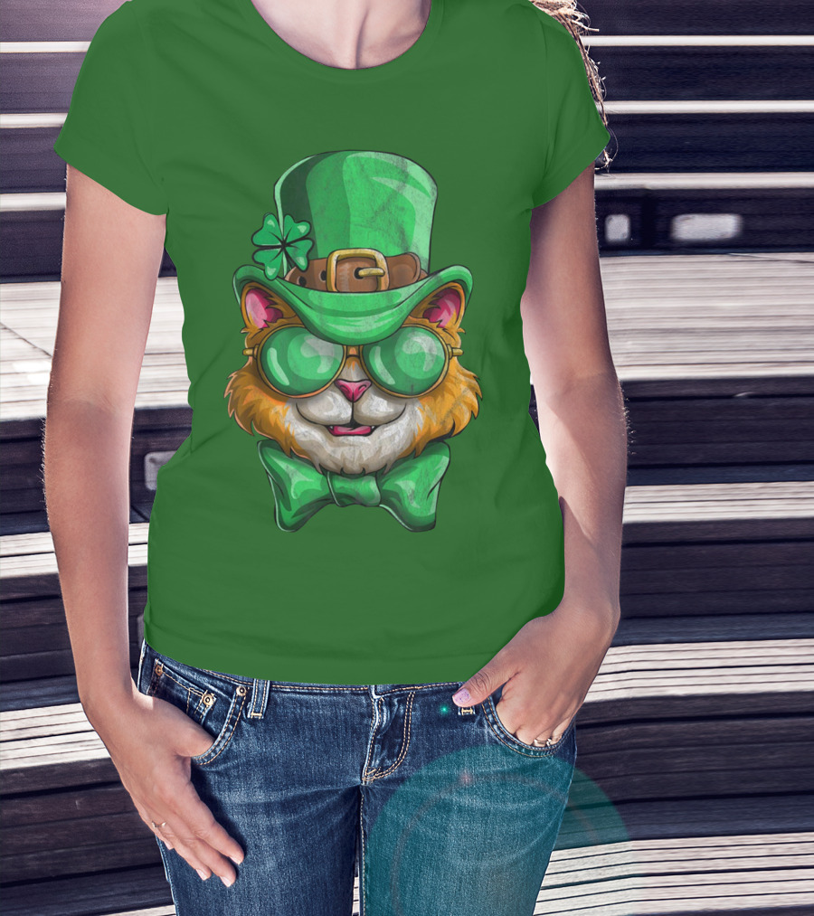 Lepurrchaun Cat St. Patrick's Day Paddy Leprechaun T-Shirt