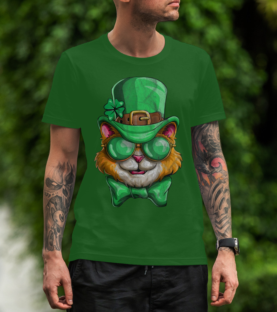 Lepurrchaun Cat St. Patrick's Day Paddy Leprechaun T-Shirt