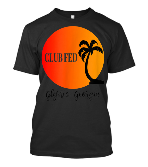Club Fed Glynnco Georgia Palm Sunset T-Shirt