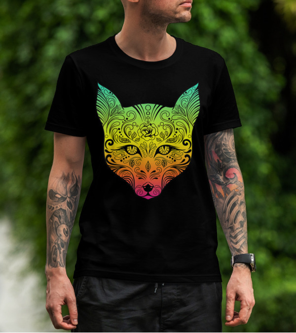 Trance EDM Club Fox Day Of The Dead Techno Fusion T-Shirt