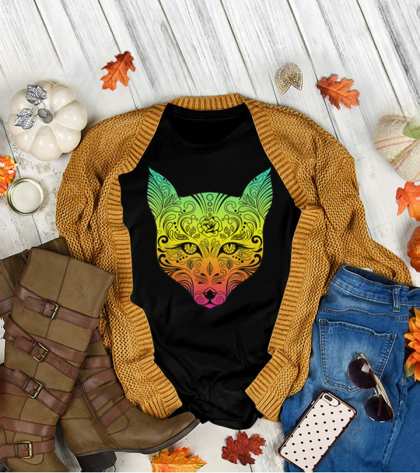 Trance EDM Club Fox Day Of The Dead Techno Fusion T-Shirt