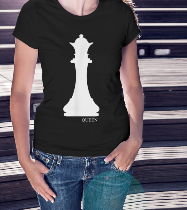 Queen Chess Piece Halloween Costume Chess Club Queen T-Shirt