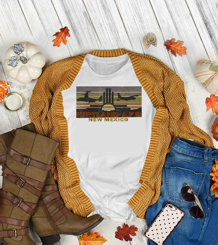 Kirtland A.F.B. New Mexico Airplanes Sun Zia T-Shirt