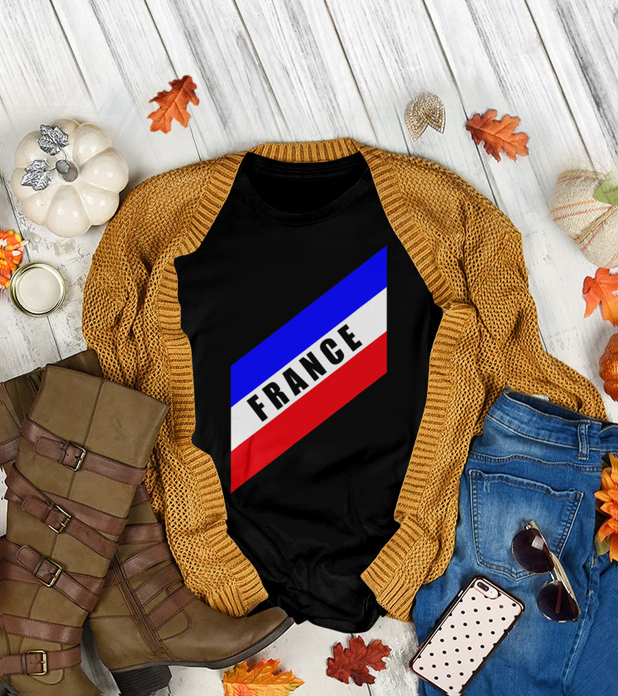 France Soccer Tricolore Perfect for Football Fans T-Shirt