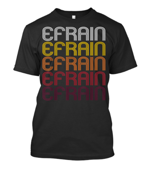 Efrain Multicolor Ombré Wordmark T-Shirt