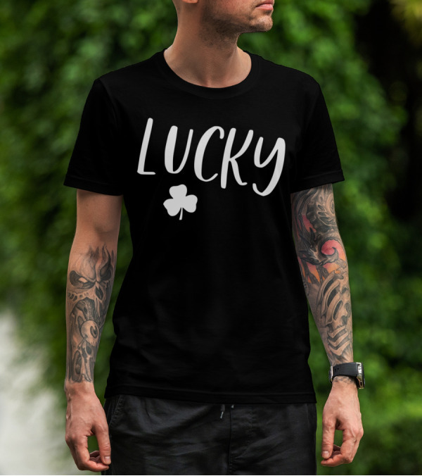 Lucky Shamrock Matching Couple T-Shirt