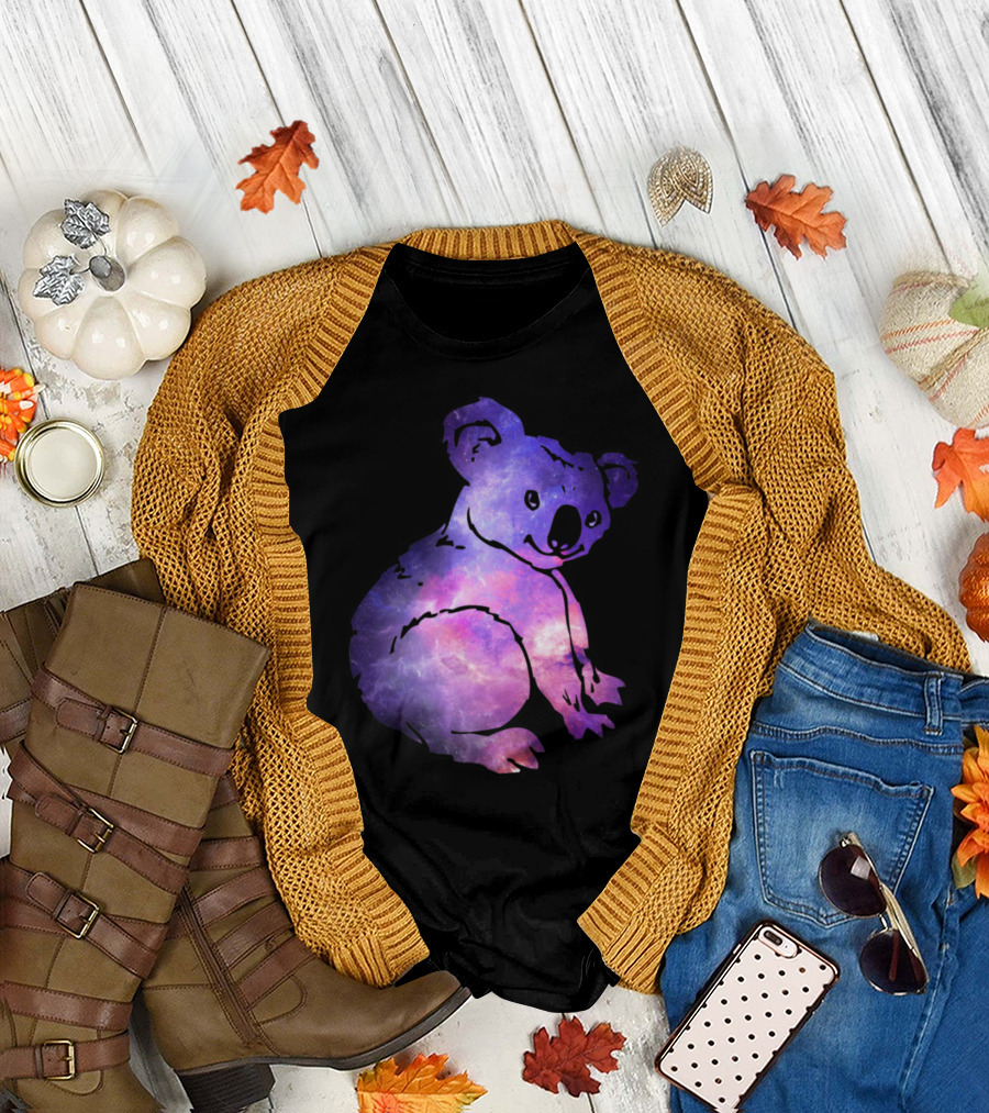 Galactic Koala Cosmic Space T-Shirt