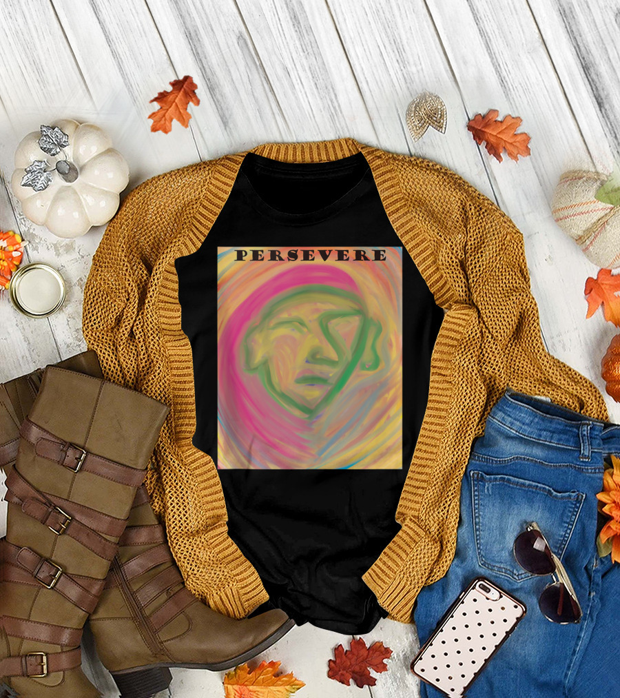 PERSEVERE Woman Abstract Face T-Shirt