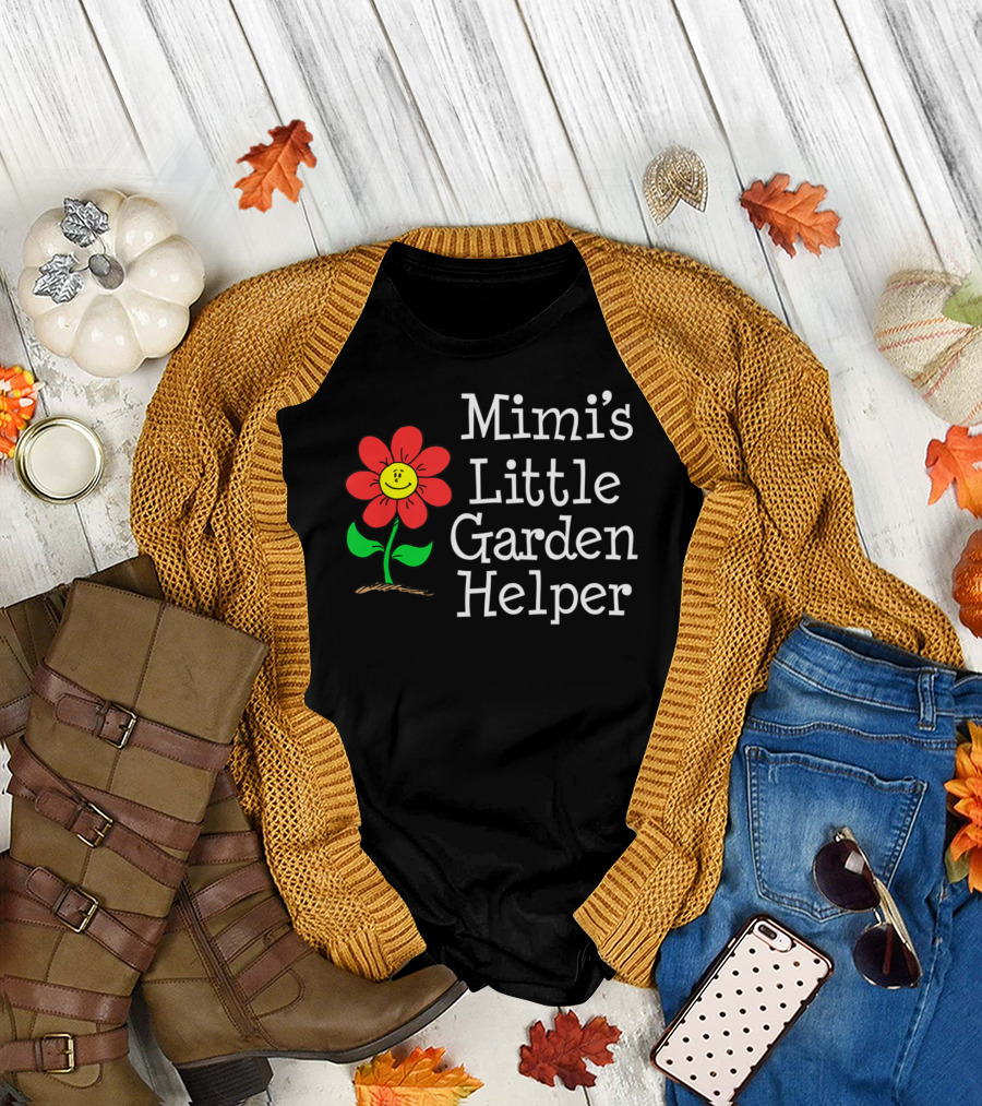 Mimi's Little Garden Helper Flower T-Shirt
