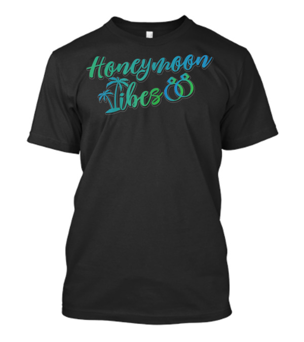 Honeymoon Vibes Palm Tree Rings T-Shirt