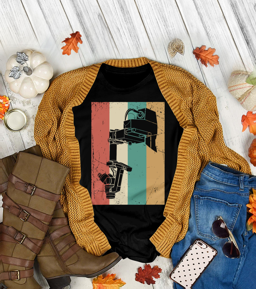 Vintage Surgeon Doctor Surgical Microscope Retro T-Shirt