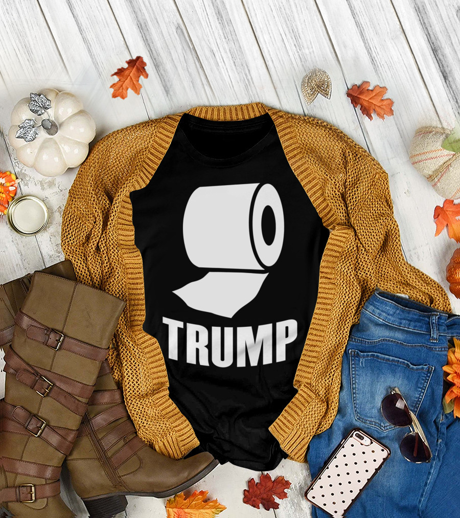 Trump Toilet Paper Roll Pandemic Flu T-Shirt