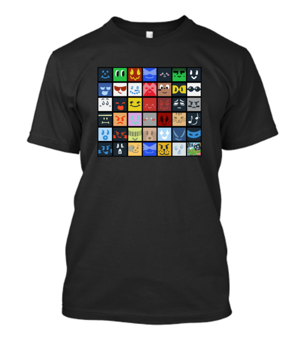 Bee Swarm Simulator Colorful Bee Faces T-Shirt