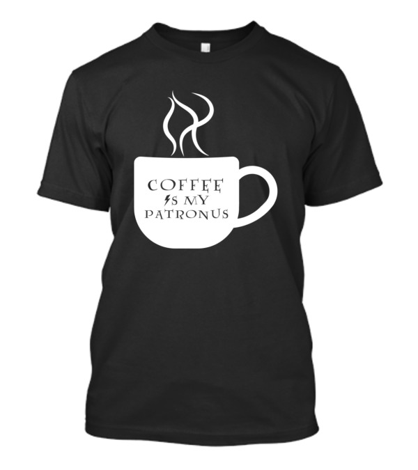 Coffee Is My Patronus Mug Lightning Bolt Cup Magic Steam T-Shirt