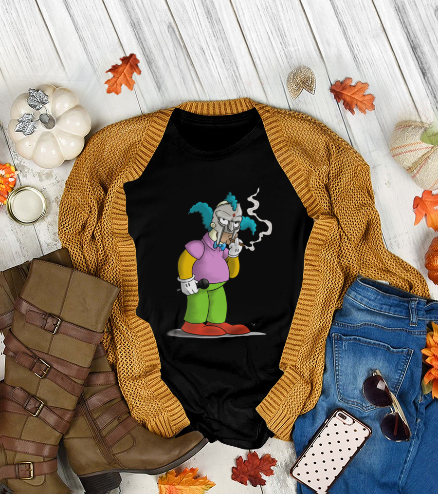 Krusty MF Doom Crossover Smoking Mic T-Shirt