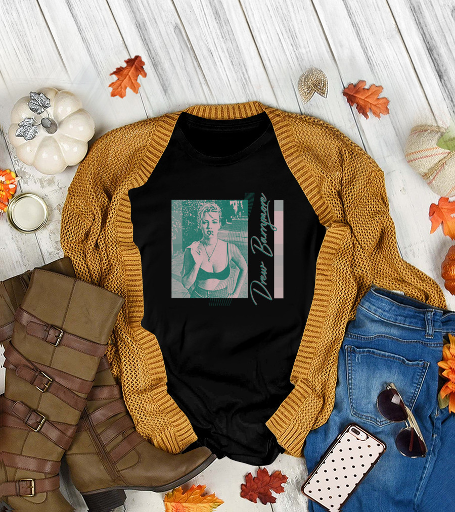 Drew Barrymore Retro 90s Aesthetic T-Shirt