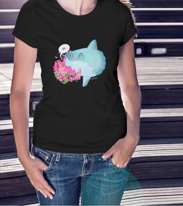 Sunfish Sunfish Says Ye With Flowers T-Shirt