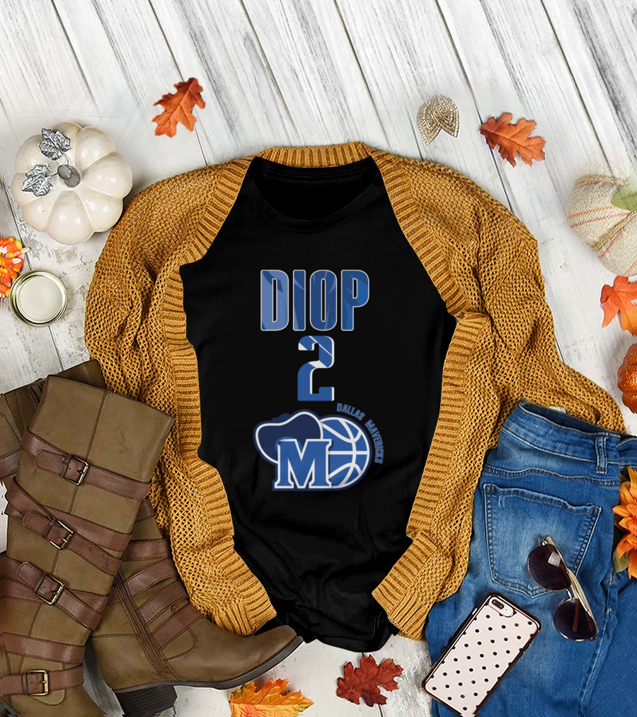 Diop 2 Dallas Mavericks Basketball T-Shirt