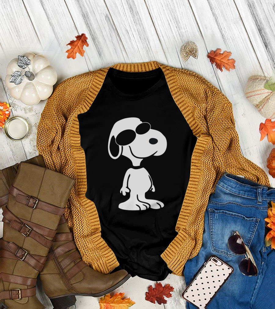 Cool Snoopy with Sunglasses Peanuts T-Shirt
