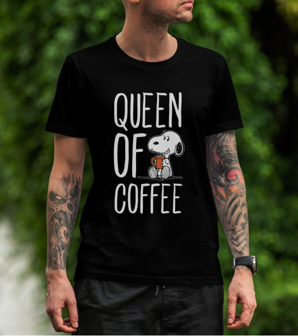 Queen Of Coffee Snoopy T-Shirt