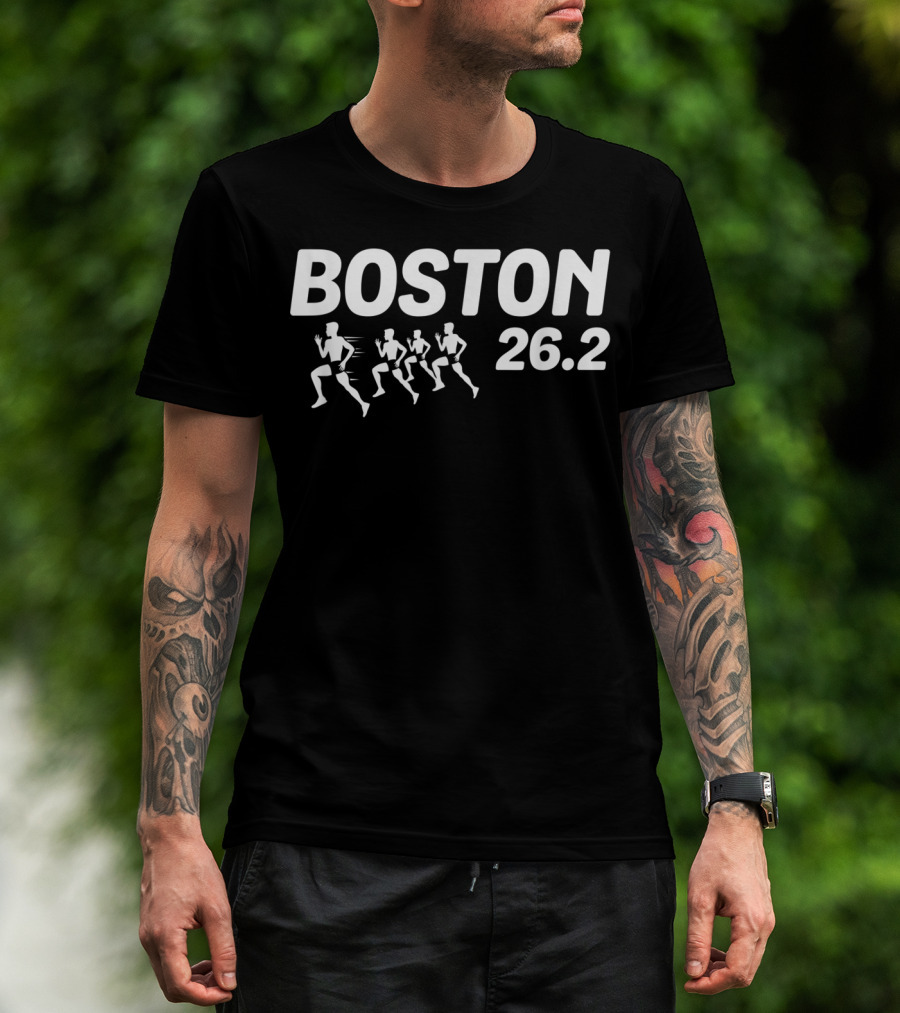 Boston Marathon 26.2 Runners T-Shirt