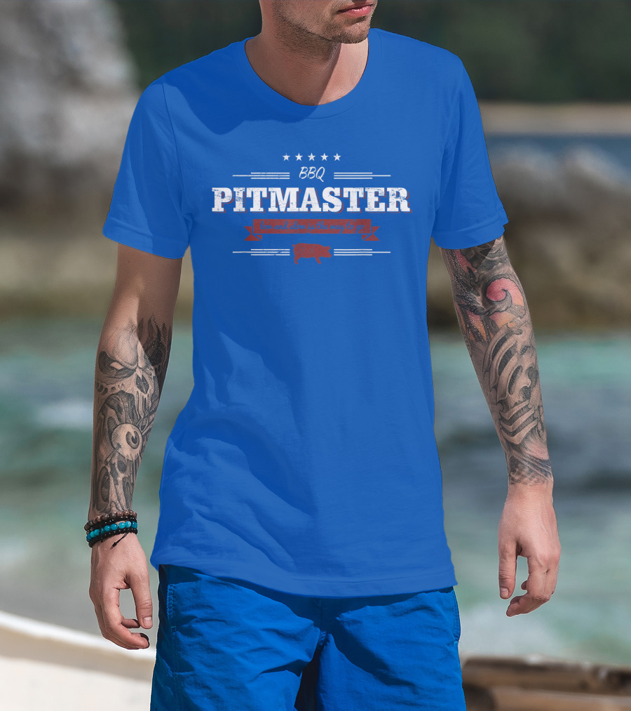 BBQ Pitmaster Low And Slow Is The Way To Go Pig T-Shirt