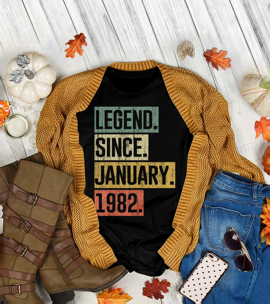 Legend Since January 1982 T-Shirt
