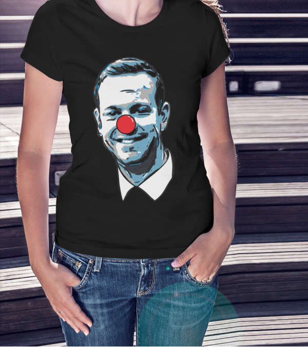 Assistant To The Commish Fraudmann Clown Nose Face T-Shirt