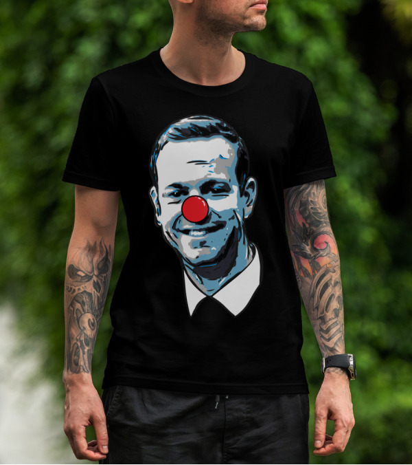 Assistant To The Commish Fraudmann Clown Nose Face T-Shirt