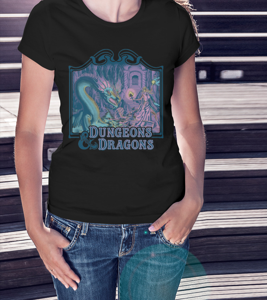 Dungeons Dragons Classic Basic Rule Fantasy Creature Encounter T-Shirt