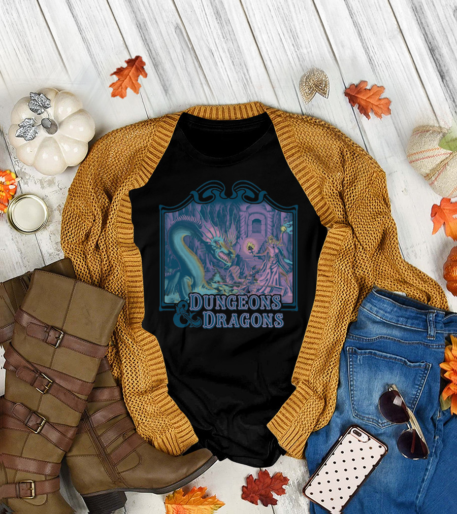 Dungeons Dragons Classic Basic Rule Fantasy Creature Encounter T-Shirt
