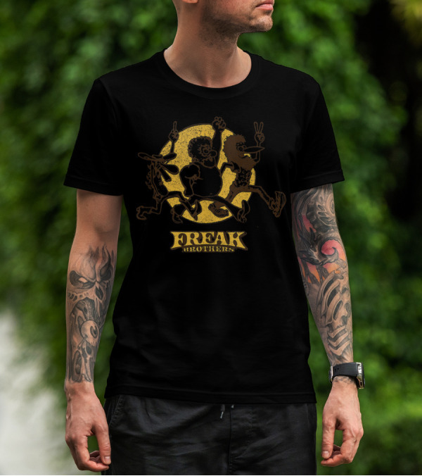 Freak Brothers Moonlit Silhouette Walk T-Shirt
