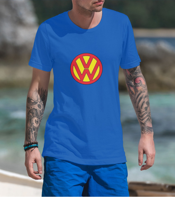 VW Superman Logo Mashup T-Shirt