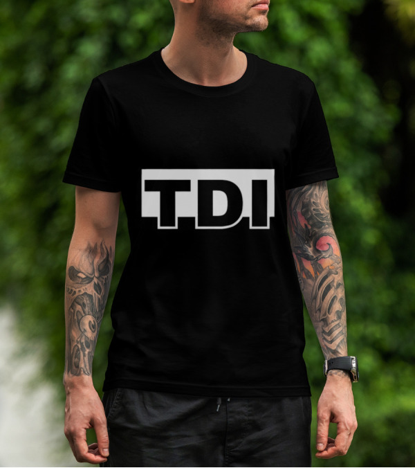 TDI Total Drama Island Logo Font T-Shirt