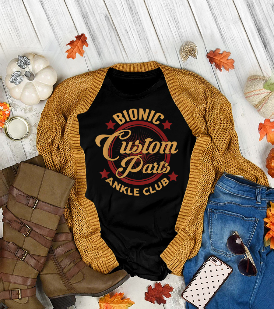 Bionic Ankle Club Custom Parts Stars T-Shirt