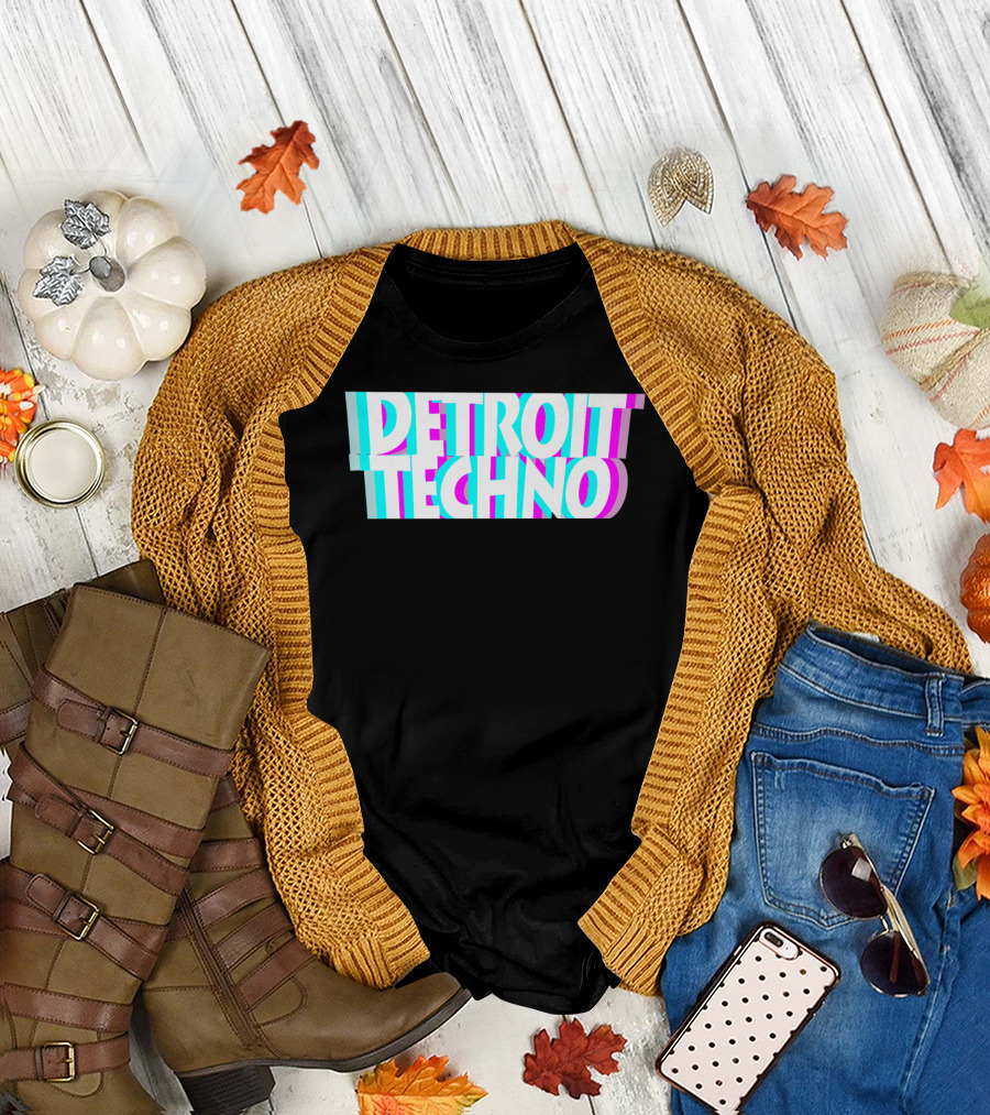Detroit Techno Raver DJ EDM Party T-Shirt