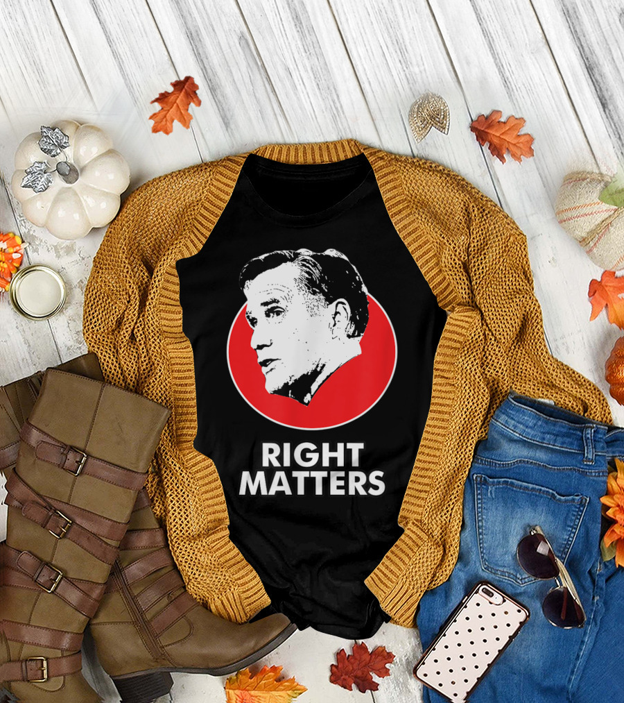 Mitt Romney Right Matters Red Circle T-Shirt