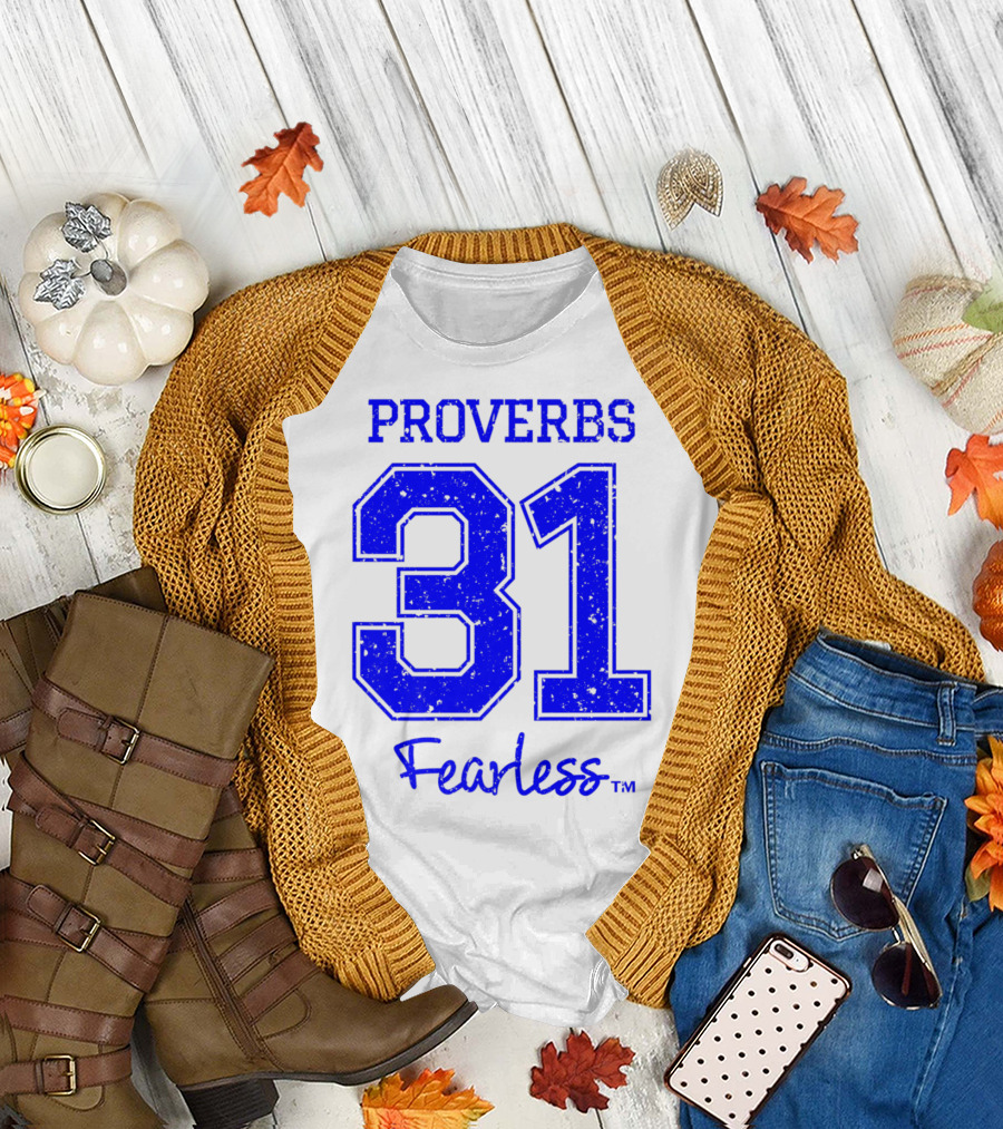 Proverbs 31 Fearless Christian T-Shirt